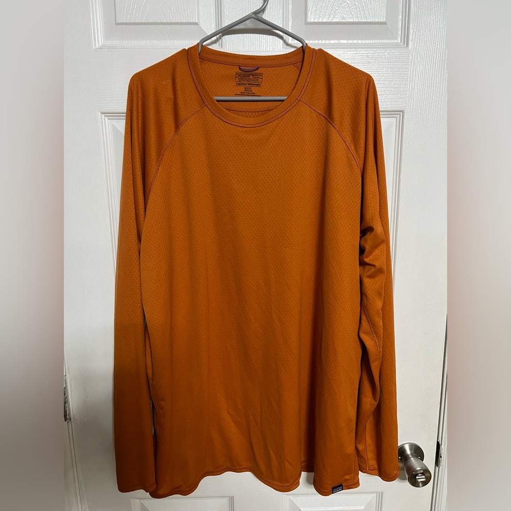 Patagonia Long Sleeve Tee - Orange